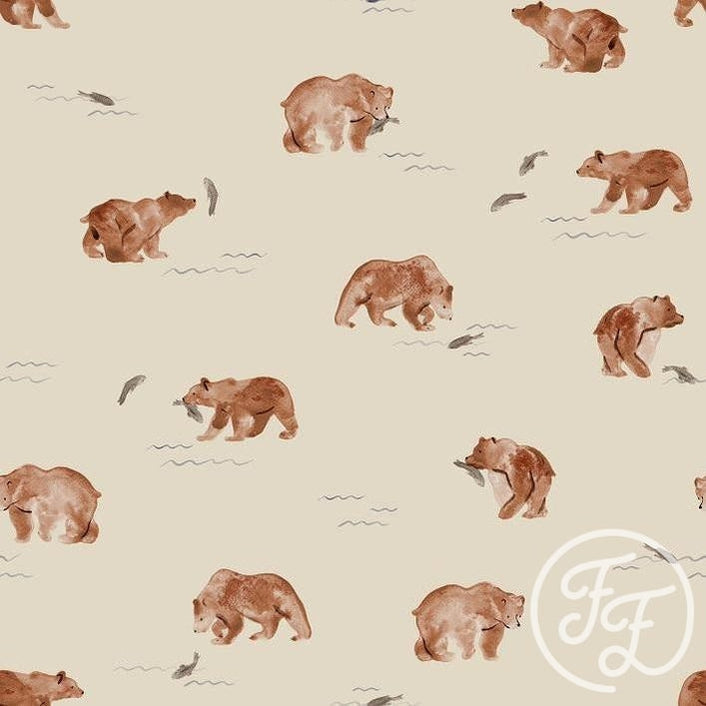 Family Fabrics | Bears 100-1133 (by the full yard)