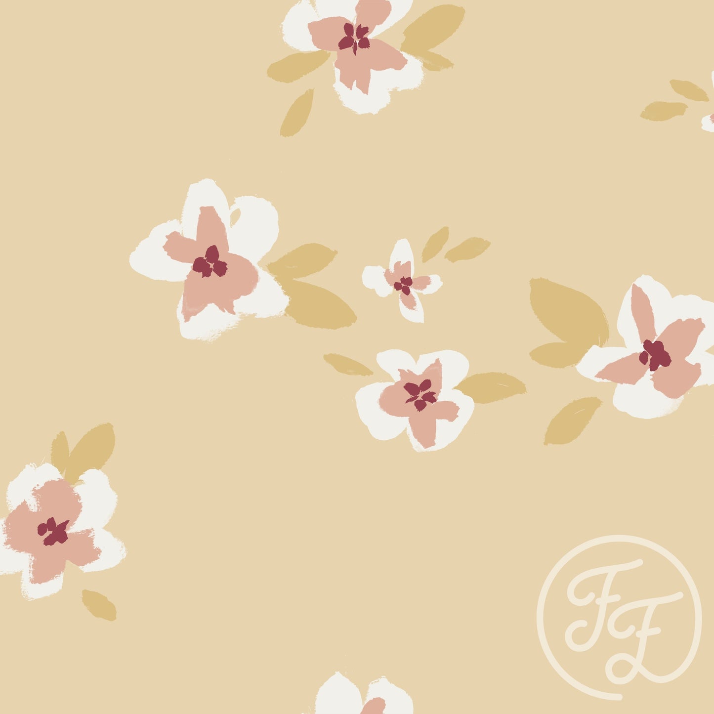 Family Fabrics | FlowerPower 100-1201 (by the full yard)