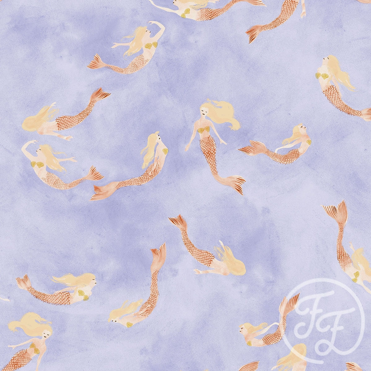 Family Fabrics | Mermaids Lilac 100-1221 (by the full yard)