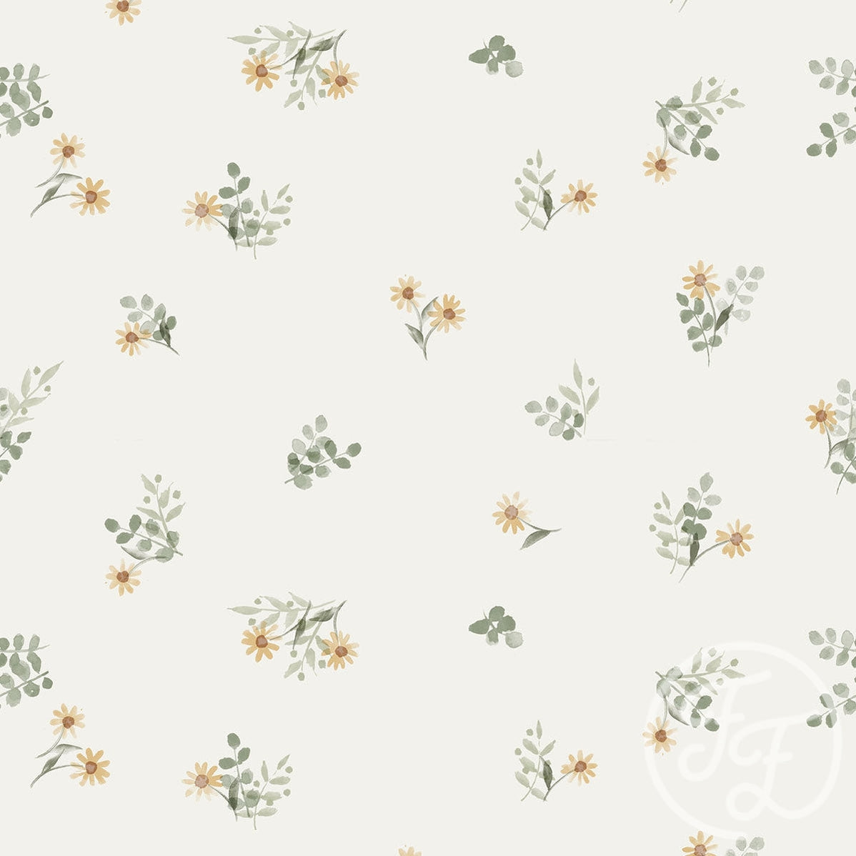 Family Fabrics | Summer Flowers 100-1277 (by the full yard)