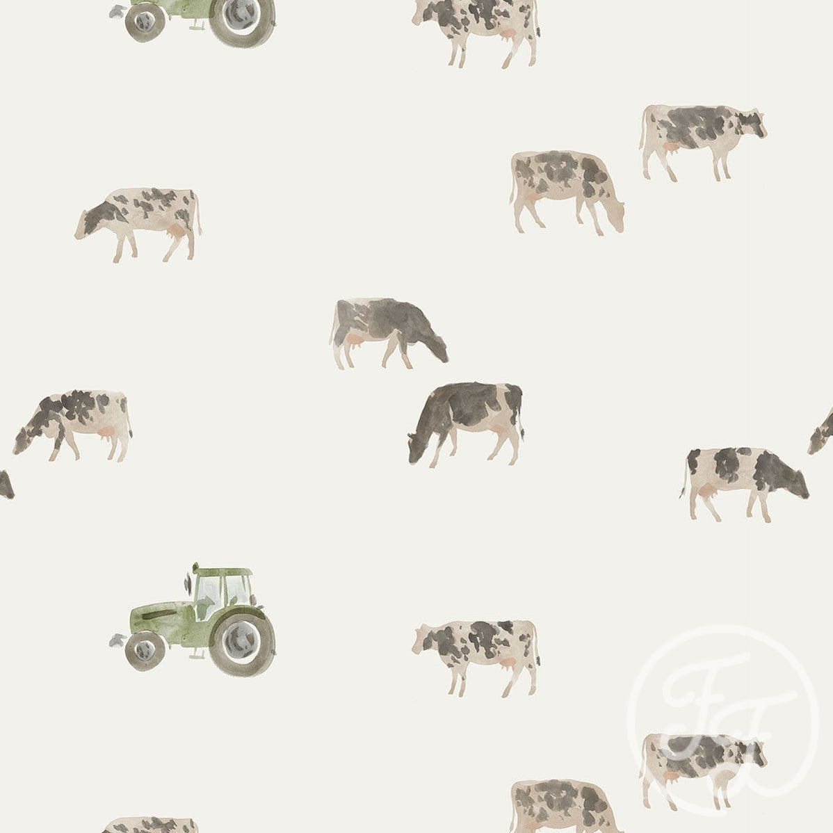 Family Fabrics | Cows 100-1283 (by the full yard)