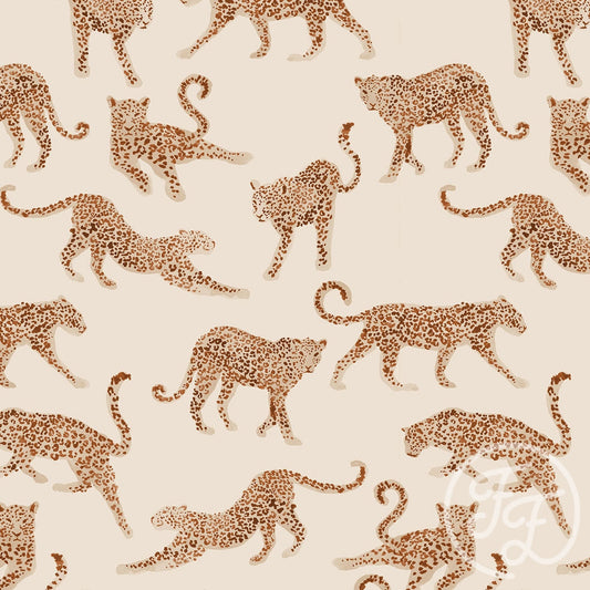 Family Fabrics | Leopards Sand 100-1295 (by the full yard)