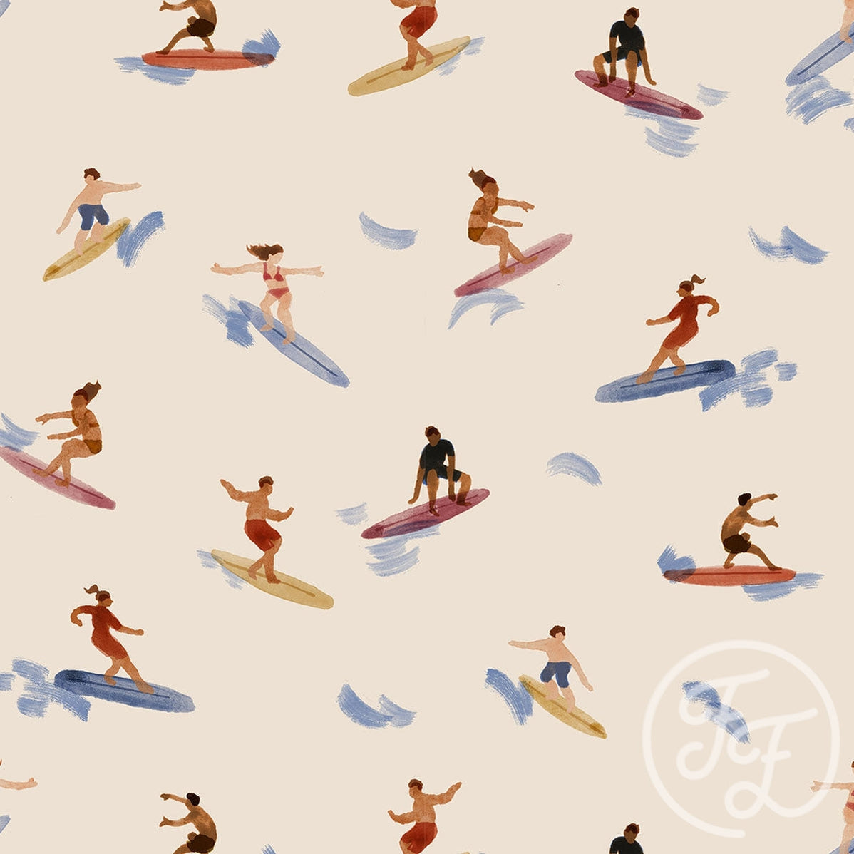 Family Fabrics | Surf Sand 100-1301 (by the full yard)