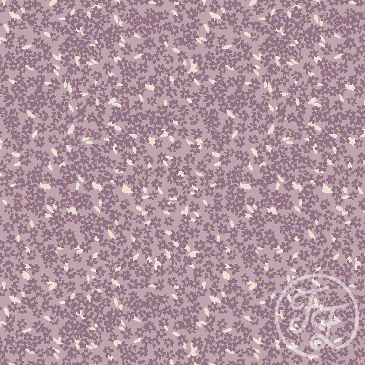 Family Fabrics | Flower Field Purple 100-1316 (by the full yard)