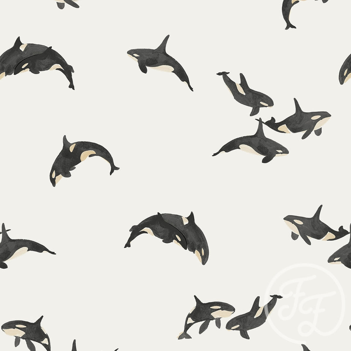 Family Fabrics | Orca Off White 100-1320 (by the full yard)