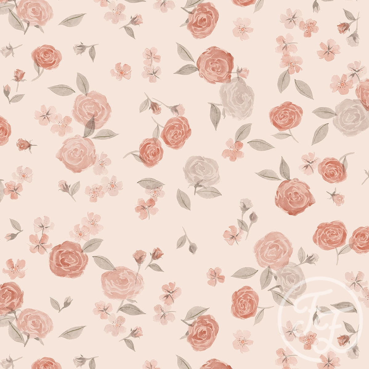 Family Fabrics | Summer Rose Pink on Pink 100-1329 (by the full yard)