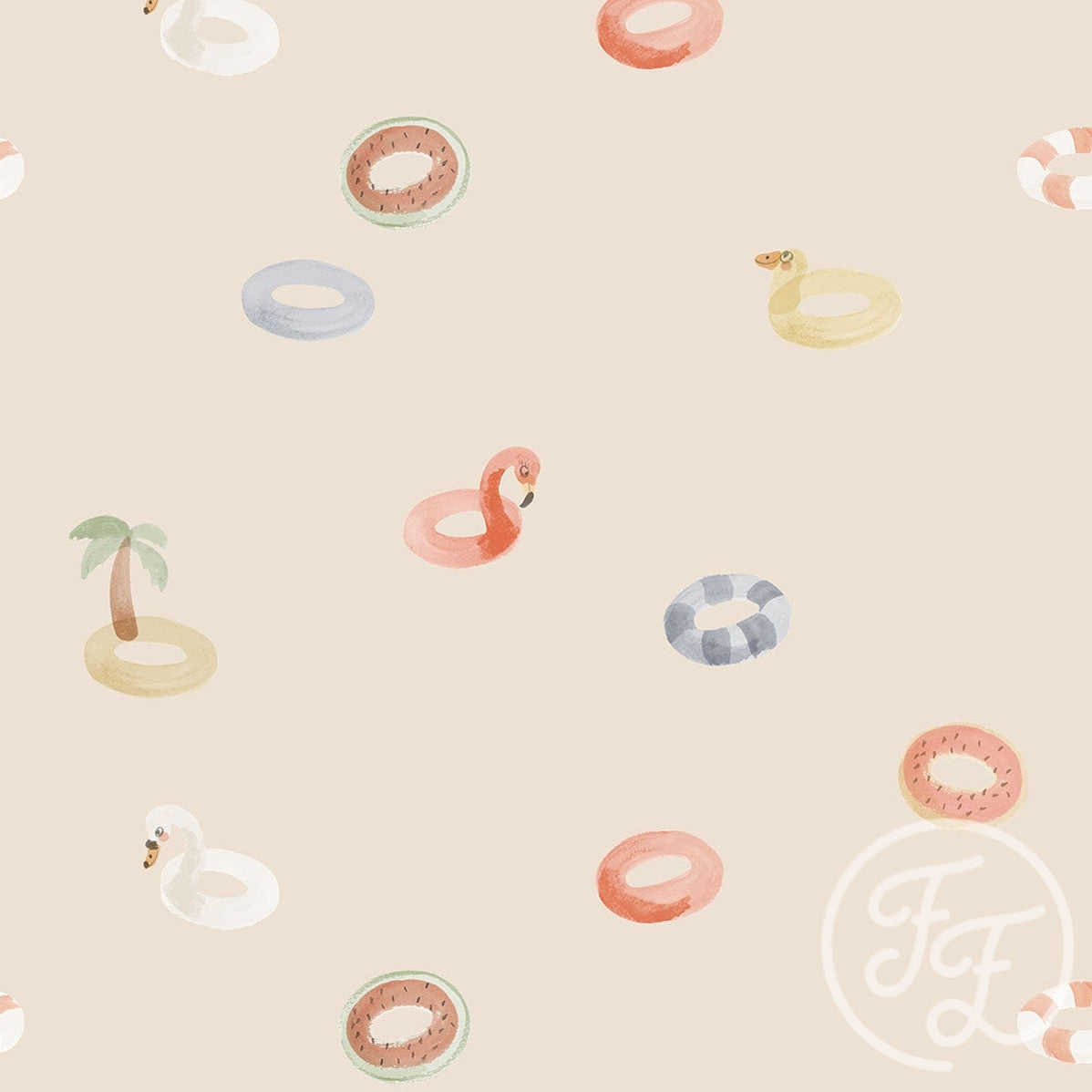 Family Fabrics | Swimming Pool Sand 100-1332 (by the full yard)