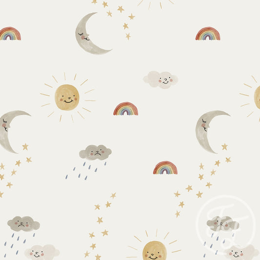 Family Fabrics | Weather Off White 100-1334 (by the full yard)