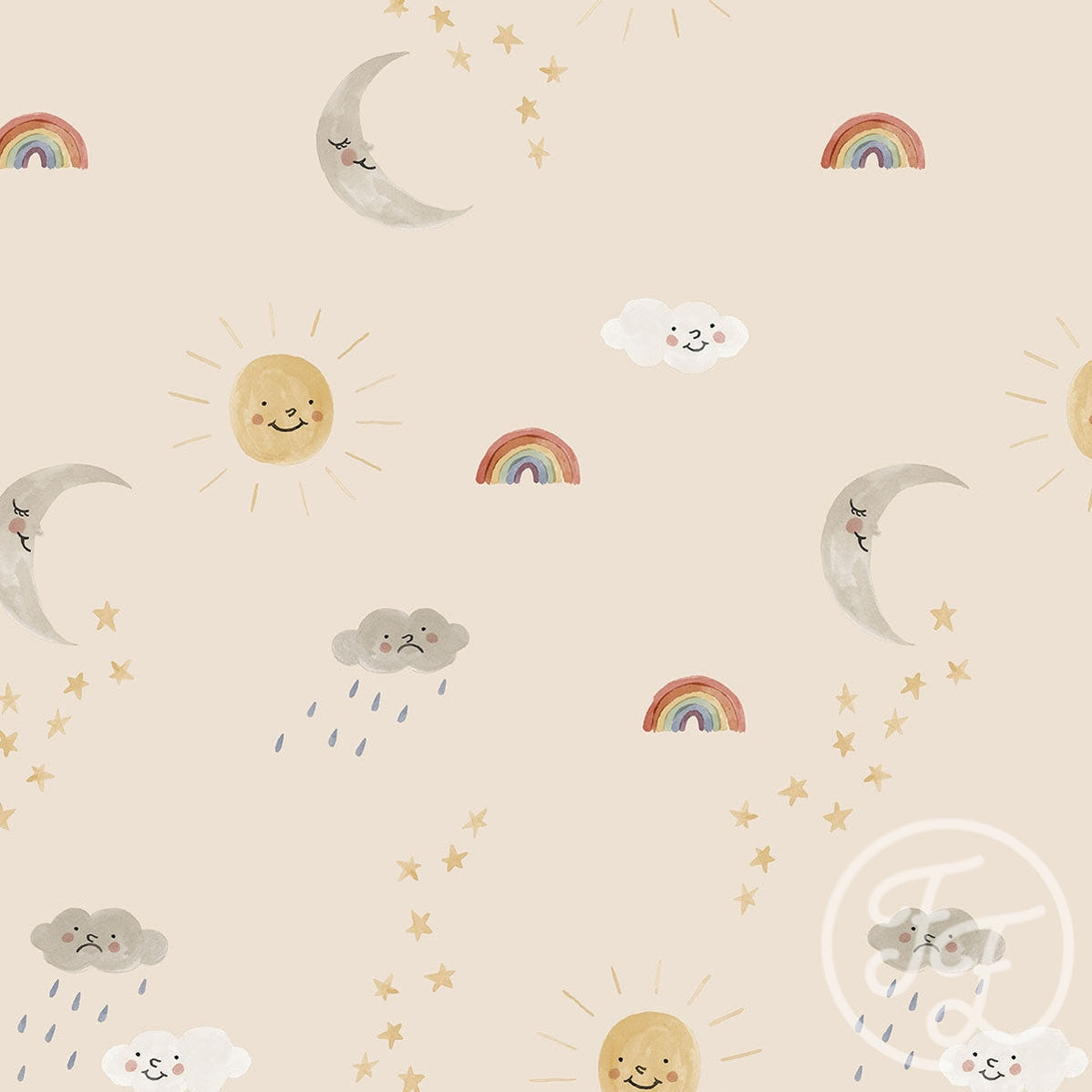 Family Fabrics | Weather Sand 100-1335 (by the full yard)