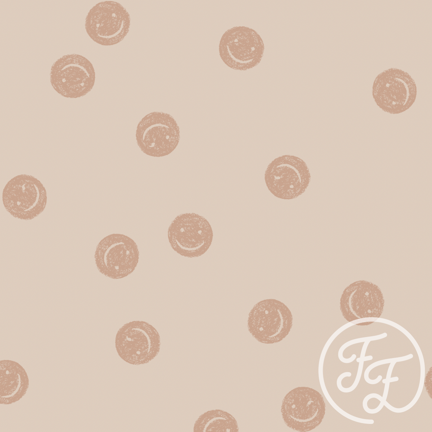Family Fabrics | Smiley Sand 100-1348 (by the full yard)