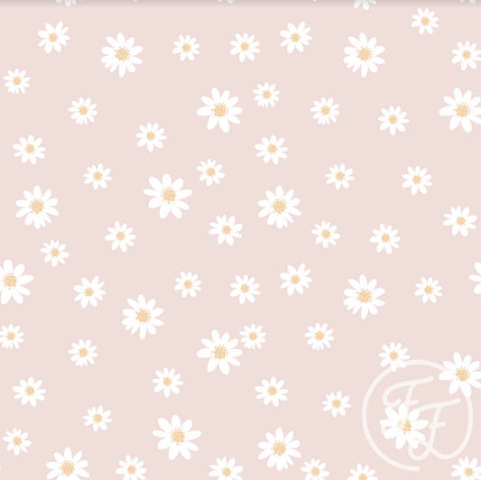 Family Fabrics | Daisies Pink 100-1365 (by the full yard)