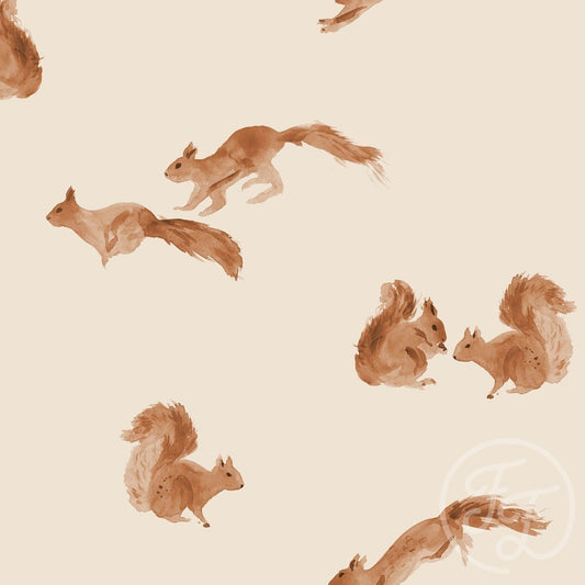 Family Fabrics | Squirrels 100-1398 (by the full yard)