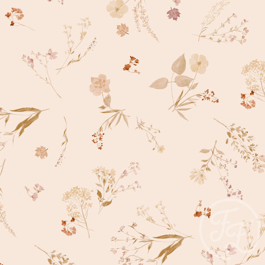 Family Fabrics | Autumn Floral Big Pink 100-1408 (by the full yard)