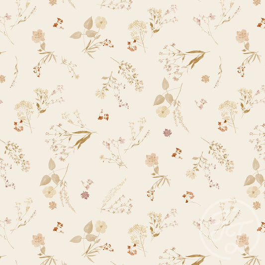 Family Fabrics | Autumn Floral Small Beige 100-1410 (by the full yard)