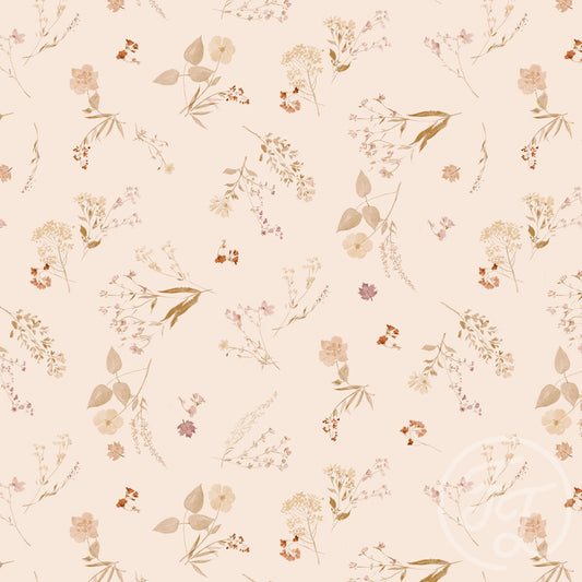 Family Fabrics | Autumn Floral Small Pink 100-1411 (by the full yard)