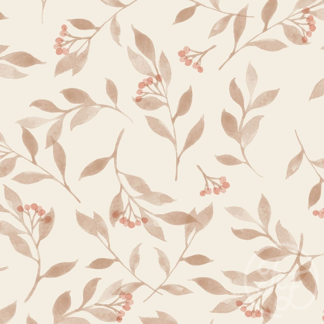 Family Fabrics | Berry Branches Big Pastel  100-1416 (by the full yard)