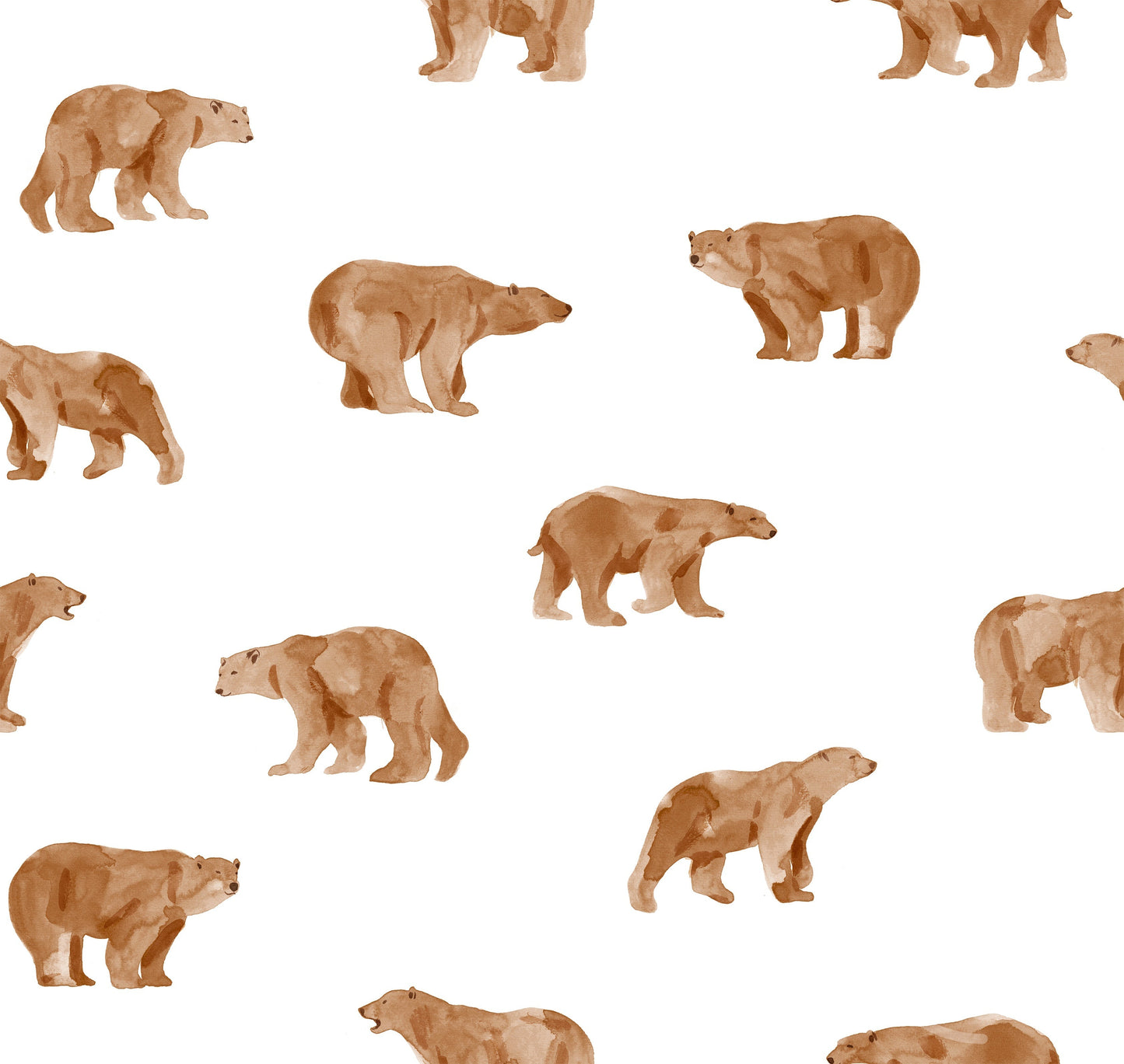 Family Fabrics | Grizzly Bear Off White 100-1428 (by the full yard)
