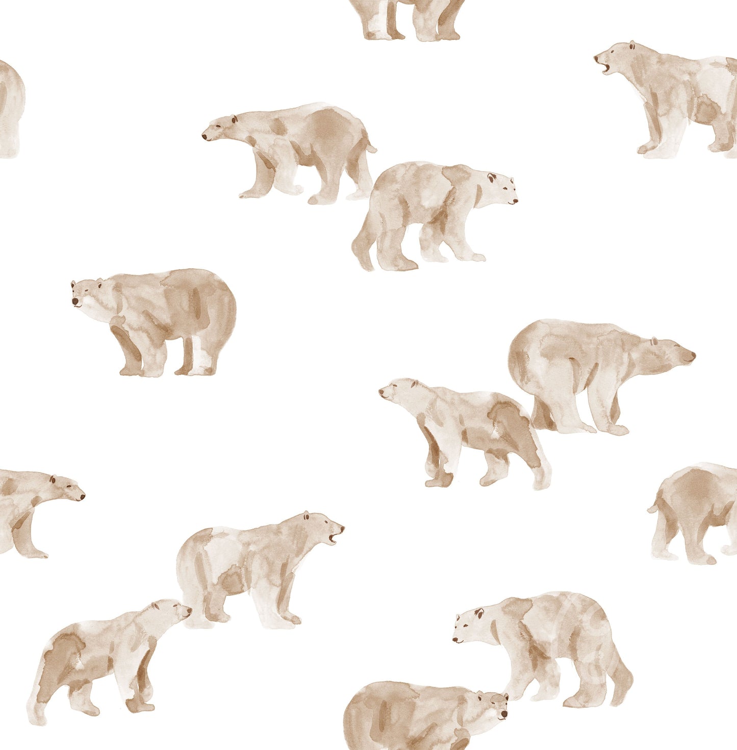 Family Fabrics | Polar Bear Off White 100-1435 (by the full yard)