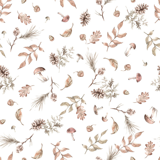 Family Fabrics | Autumn Elements Off White 100-1463 (by the full yard)