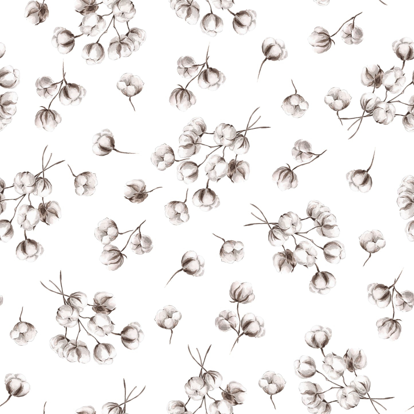 Family Fabrics | Cotton Branches Off White 100-1464 (by the full yard)