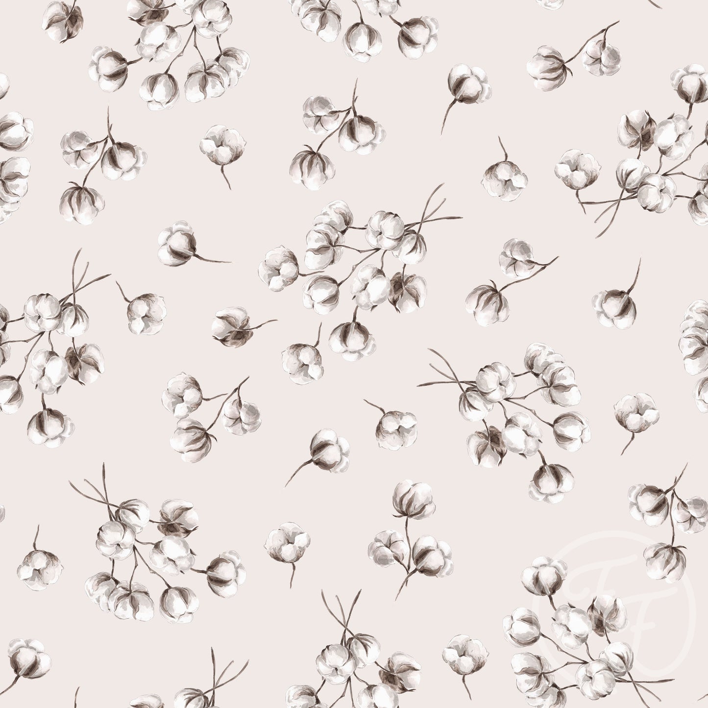 Family Fabrics | Cotton Branches Sand 100-1465 (by the full yard)