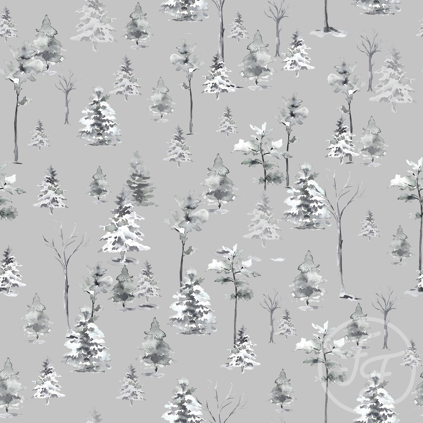 Family Fabrics | Snow Forest Green 100-1469 (by the full yard)