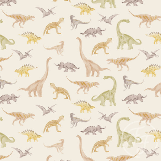 Family Fabrics | Dinosaur Pastel Small