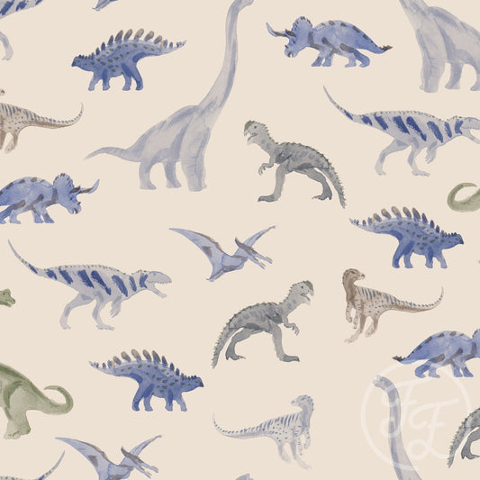 Family Fabrics | Dinosaur Blue Big