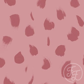 Family Fabrics | Animal Dot Pink