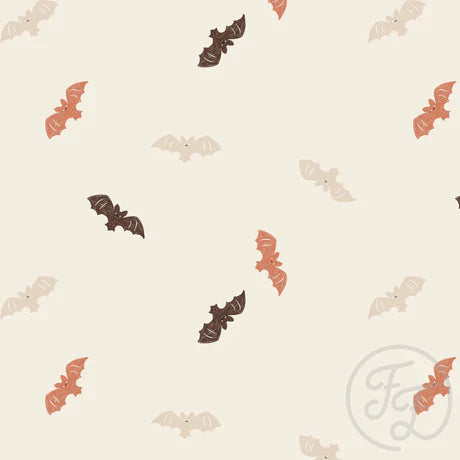 Family Fabrics | Bats Brown Terra Small | 100-1713 (by the full yard)