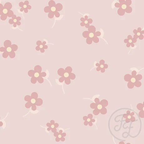 Family Fabrics | Bold Flower Pink Big | 100-1722 (by the full yard)
