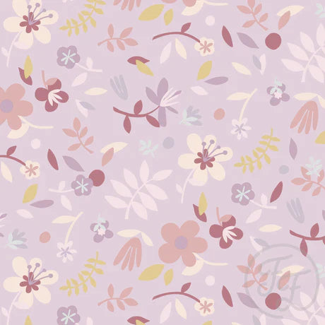 Family Fabrics | Collage Flower Lilac Small | 100-1731 (by the full yard)