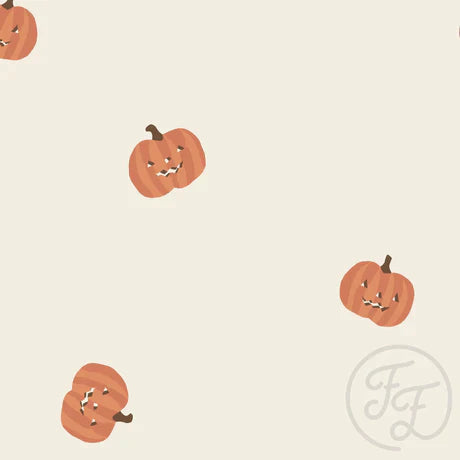 Family Fabrics | Happy Pumpkin Big | 100-1749 (by the full yard)