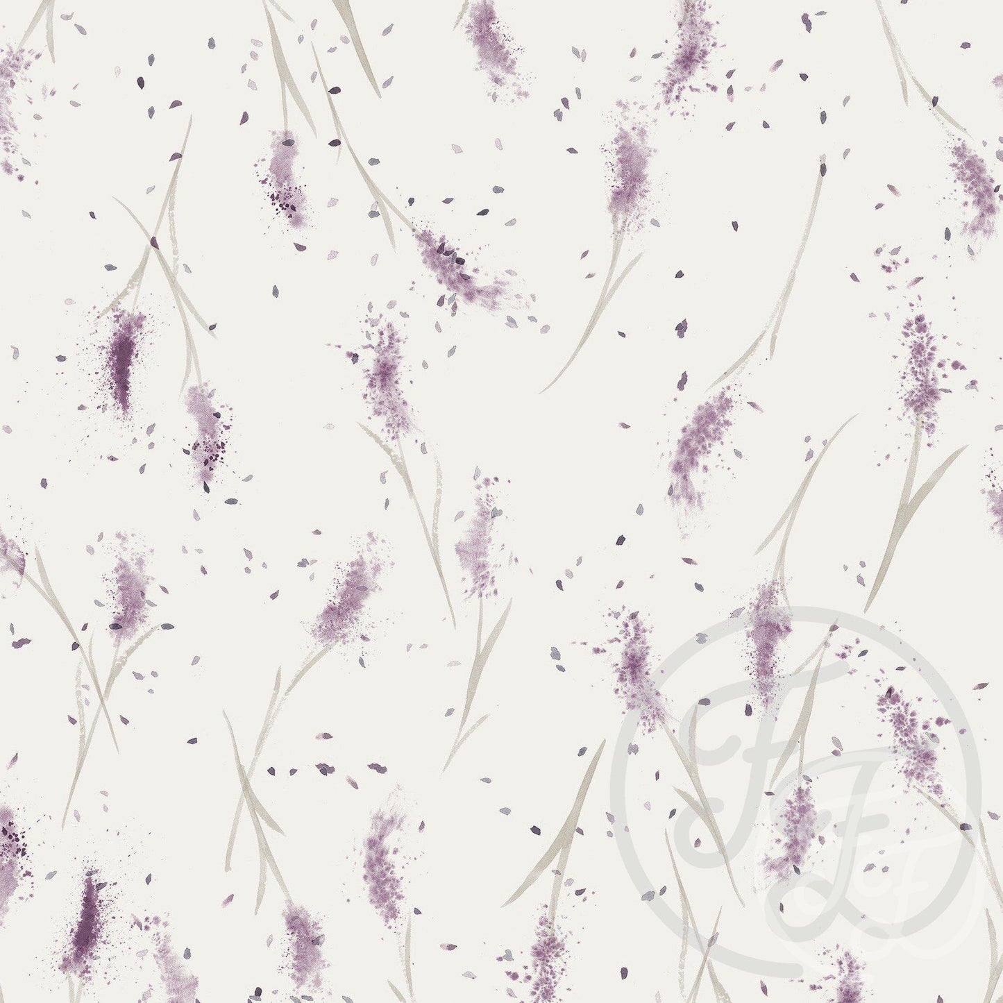Family Fabrics | Lavender Splash  100-174 (by the full yard)