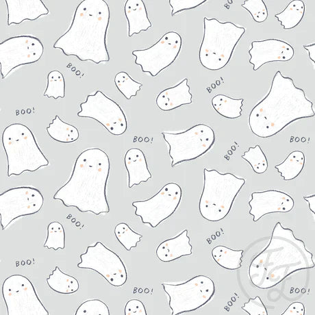 Family Fabrics | Little Ghost Light Blue | 100-1752 (by the full yard)