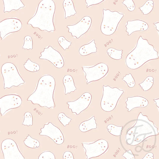 Family Fabrics | Little Ghost Peach | 100-1753 (by the full yard)
