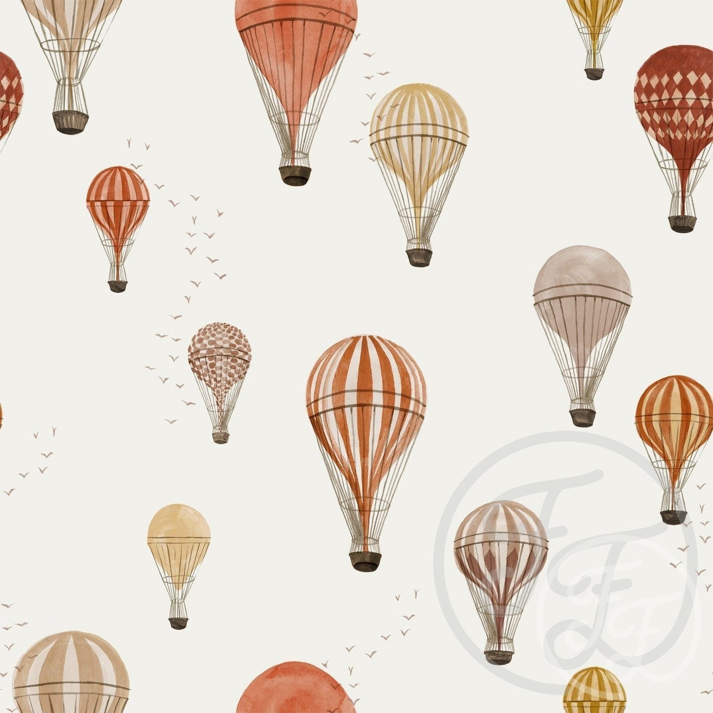 Family Fabrics | Hot Air Balloon 100-183 (by the full yard)