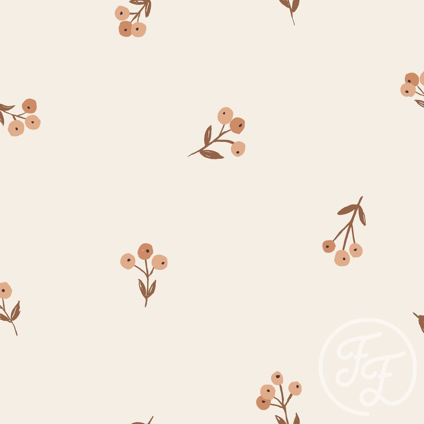 Family Fabrics | Red berries 101-107 (by the full yard)