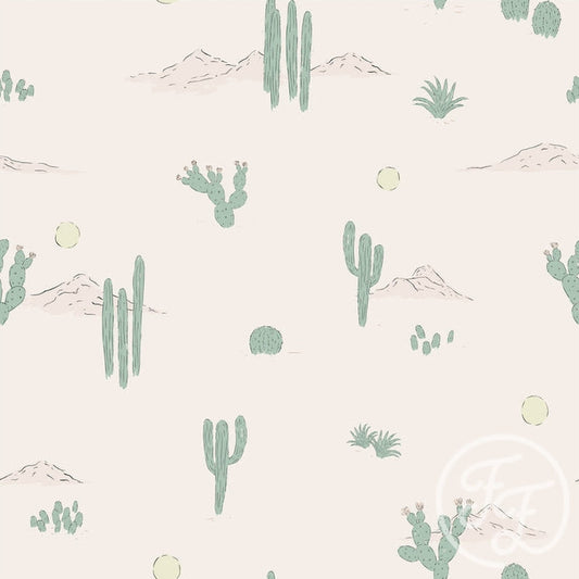 Family Fabrics | Dark Cactus Desert 101-125 (by the full yard)