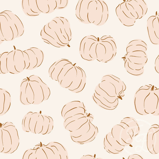 Family Fabrics | Soft Caramel Pumpkin 101-134 (by the full yard)