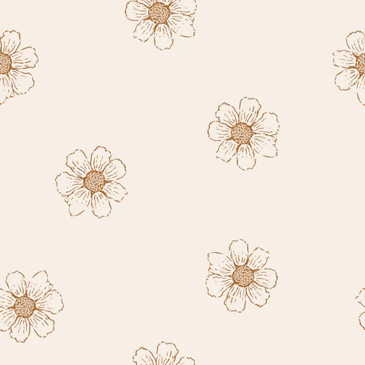 Family Fabrics | Daisies Creme 101-180 (by the full yard)