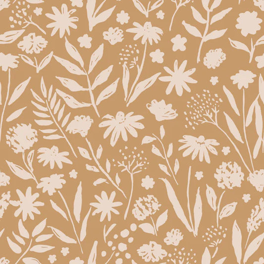 Family Fabrics | Wildflower Caramel 101-210 (by the full yard)