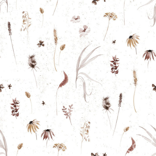 Family Fabrics | dry flowers small 102-117 (by the full yard)
