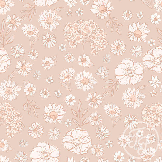 Family Fabrics | Flower Dreams Pouder 102-127 (by the full yard)