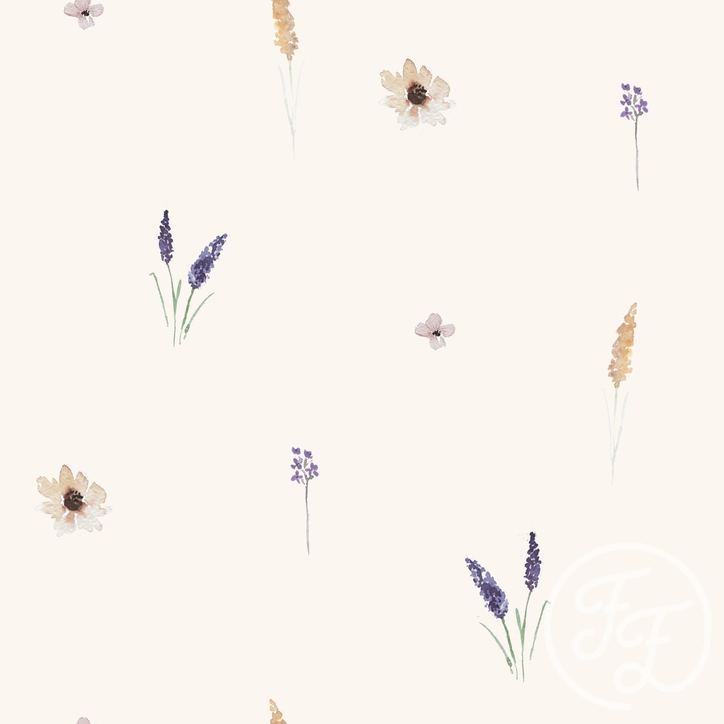 Family Fabrics | Lavender  102-135 (by the full yard)