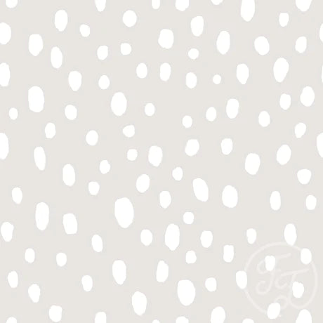 Family Fabrics | Dots Grey 102-157 (by the full yard)