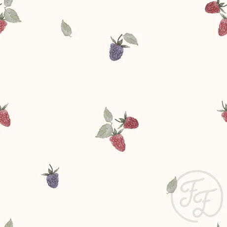 Family Fabrics | Raspberry Blackberry (6.5"x6.5") | 102-251 (by the full yard)