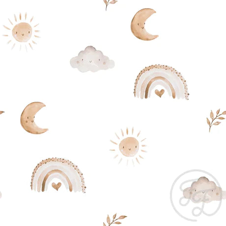 Family Fabrics | Rainbow Cloud (6.5"x6.5") | 102-253 (by the full yard)