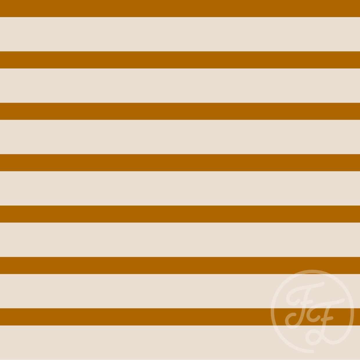 Family Fabrics | Stripes Dark Orange 103-130 (by the full yard)