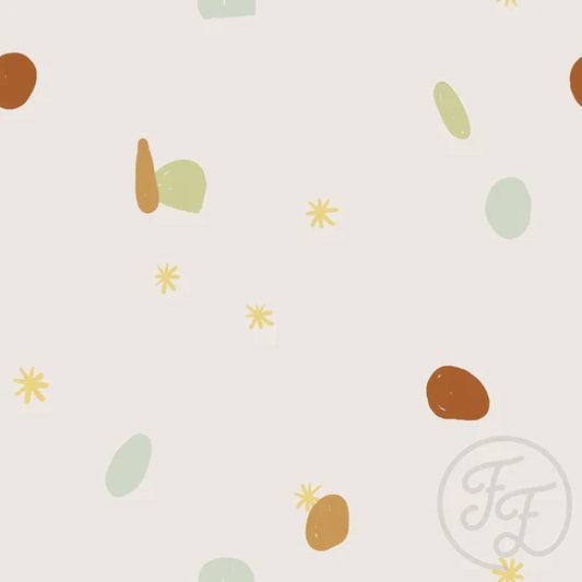 Family Fabrics | Abstract Christmas Brown 103-157 | (by the full yard)